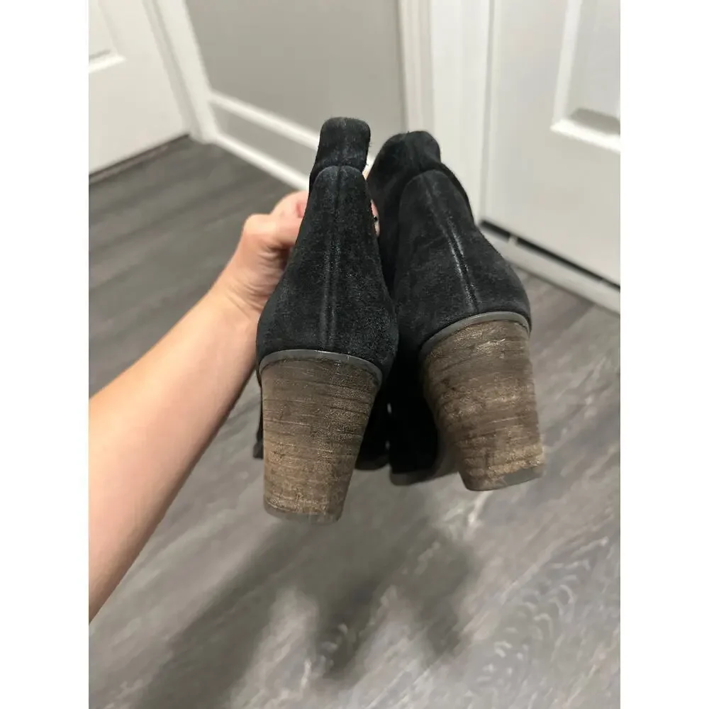Paul Green‎ Obermat Etch Leder Booties Black Size US 8.5